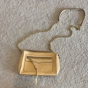 Rebecca Minkoff Leather Crossbody Bag with Chain Strap